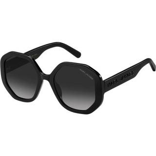 Marc Jacobs Kvinde MARC 659/S 807/9O Solbriller Plast Sort Grå Geometrisk