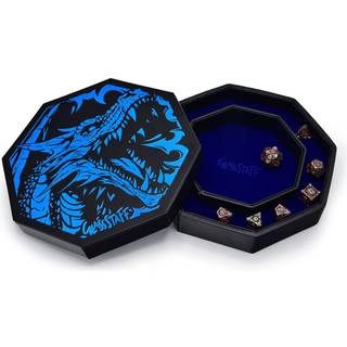 CritStones Arena Dice Tray Blue Dragon