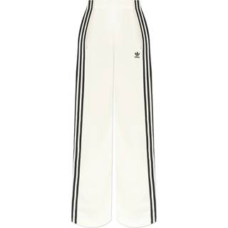 Adicolor Satin Wide Leg træningsbukser - Cream White / Black - 46