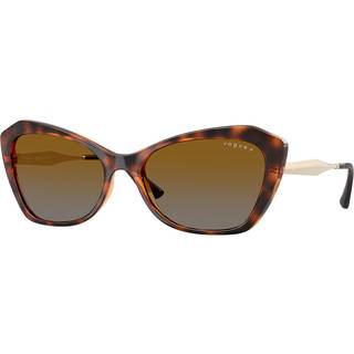 VOGUE EYEWEAR Kvinde VO5626S W656T5 Solbriller Nylon Brun Grå Geometrisk Polariseret Skygge