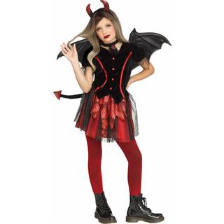 Schoolgirl Devil Kinderkostüm L