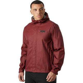 Helly Hansen Loke, regnjakke, herre, mørkerød