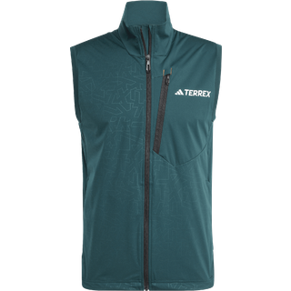 adidas Terrex XPR Softshell Running Vests Men - Green, Size L - green
