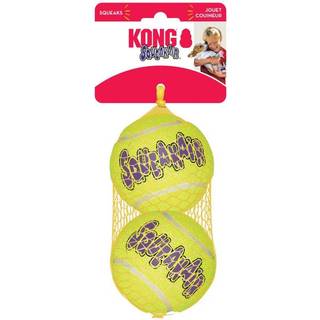 Kong airdog squeaker tennisbold 2pack L 8CM