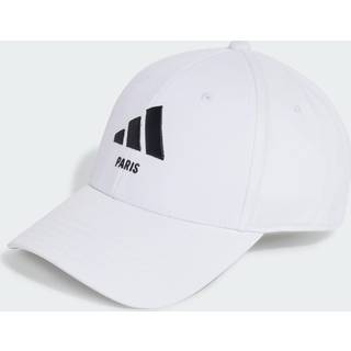 Baseball Cap Cotton - White / Black - Voksen (L/XL)