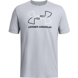 Under Armour Foundation Men's Short Sleeve Mod Gray Medium Heather / White / Black XXL