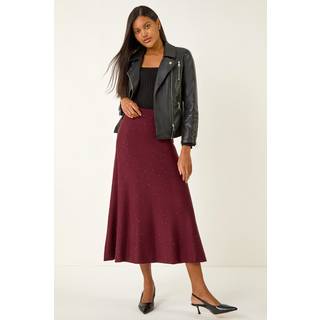 Roman Roman Shimmer Strik Midi Nederdel - EU 40 (UK 12)