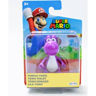 Super Mario 2,5 tum Mini Action Figure - Purple Yoshi - Förpackningen kan variera