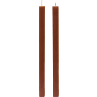 Ferm Living Burren Søjlelys 2-pak - Lys Paraffinvoks Bronze - 1104272315