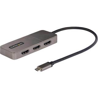 Startech Usb-c To 3x Hdmi Mst Hub 4k 60hz