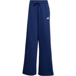 adidas 3-Stripes Fleece brede bukser - Dark Blue - XL