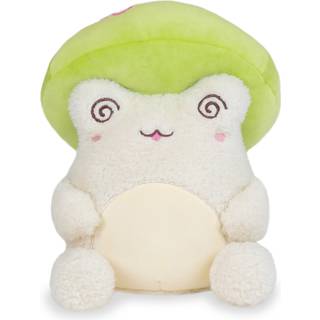 Cuddle Barn Plushgoals - Groovy Daisies Toadstool Wawa the Froggie Soft Kawaii Flower Söt grodplyschleke 9 tum