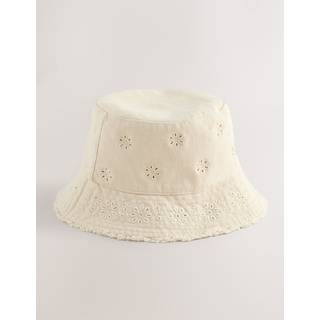 Next 100% Cotton Broderi Anglais Flower Bucket Hatte og huer (3mdr.-16år)