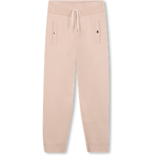 ChloÃ© Kids Logo cotton and wool sweatpants - pink - Y 6