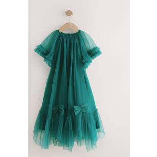 Next Kjole med mesh-sløjfe til fest (3-16år) - 146cm (11 år)