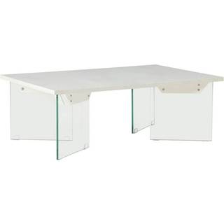 Ester sofabord 120x80x42 cm i glas og betonlook