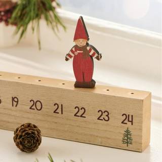 Julekalender med gående nisse