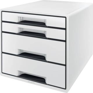 Leitz Desk Cube skuffekabinet med 4 skuffer hvid
