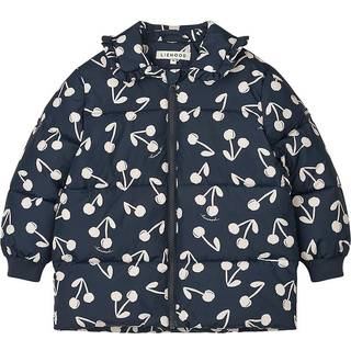 Liewood Anemone printed puffer jacket - blue - Y 6