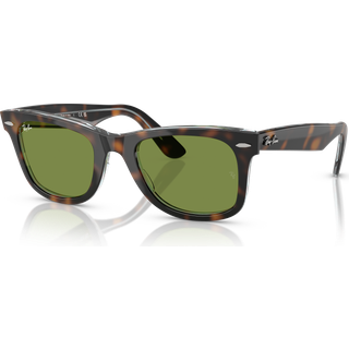 Ray - Ban Unisex RB2140 WAYFARER 14134E Solbriller Acetat Skildpadde Grøn Firkantet Normal
