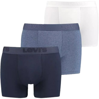 Levis 3-pak Premium Boxer - White/Navy - Large * Kampagne *