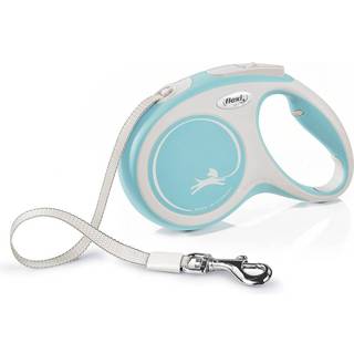 Leash Flexi New Comfort Tape Lyseblå S 5 m