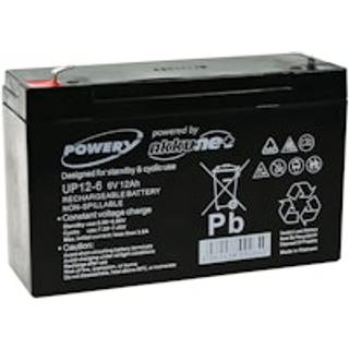 Blybatteri til YUASA NP12-6