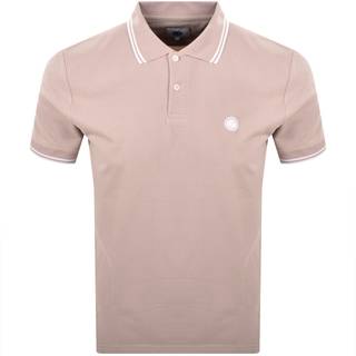 Pretty Green Barton Polo T Shirt Dusky Pink