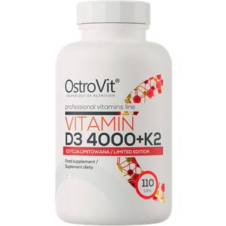 Ostrovit - Vitamin D3 4000 + K2, 110 tabletter