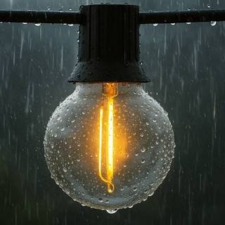 Calex Solar-LED-lyskæde Vista, længde 20 meter, IP44 dæmpbar, Sort, Plast