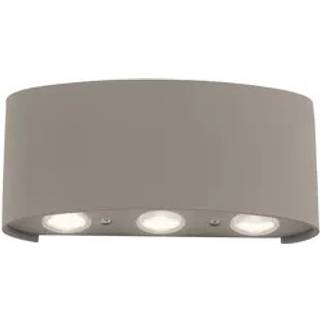 Paul Neuhaus LED udendørs væglampe Carlo, Creme/amber, Aluminium, Moderne