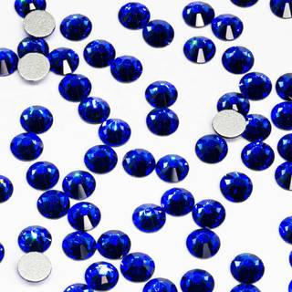 1440 stk SS16 4,0 mm Blue Flatback Rhinestones bulk K9 Glas Safir Krystaller Nail Art Gems Runde Perler Sten Diamanter Royal Blue Nail Charms Juv