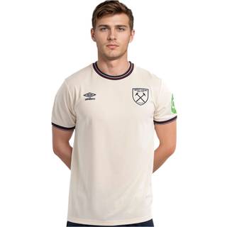 Umbro West Ham United FC 2025/26 Away Shirt, Hvid - M