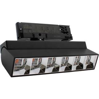 LEDlife justerbar LED lysskinne RA92 - Til 3-faset skinner, 36W, 23,5 cm, sort - Kulør : Varm