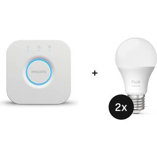 Philips Hue Essentielt startsæt: 2 E27 pærer (806 lm)