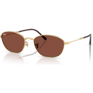Ray - Ban Kvinde RB3749 001/C5 Solbriller Metal Guld Rød Geometrisk Normal