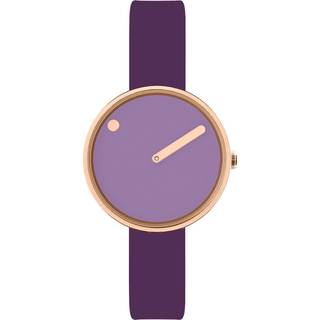 Picto 43303-3512R Damenuhr Violet Glow Silicone 30mm 5ATM
