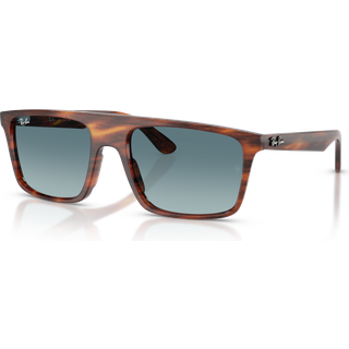 Ray - Ban Unisex RB2222 954/3M Solbriller Acetat Brun Blå Firkantet Normal Skygge