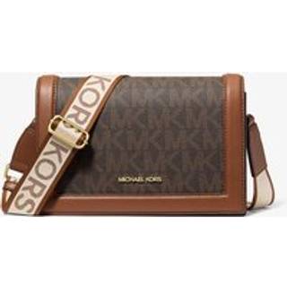 MK Jet Set Large Signature Logo Crossbody Bag - Brown - Michael Kors - ONE SIZE