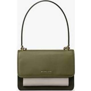 MK Claire Small Color-Block Leather Crossbody Bag - Green - Michael Kors - ONE SIZE