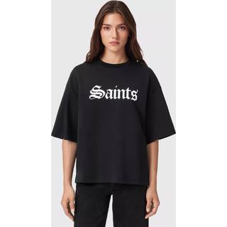 All Saints AllSaints Black Amelie T-Shirt
