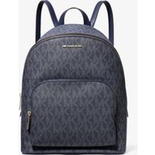 MK Connie Medium Signature Logo Backpack - Blue - Michael Kors - ONE SIZE