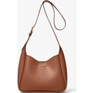 MK Birch Medium Pebbled Leather Messenger Bag - Brown - Michael Kors - ONE SIZE