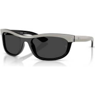 Ray - Ban Unisex Ray - Ban RB2489 BALORAMA 144248 Solbriller Acetat Grå Grå Firkantet Polariseret