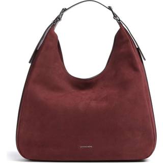 MK Nolita Large Nubuck Hobo Shoulder Bag - Red - Michael Kors - ONE SIZE