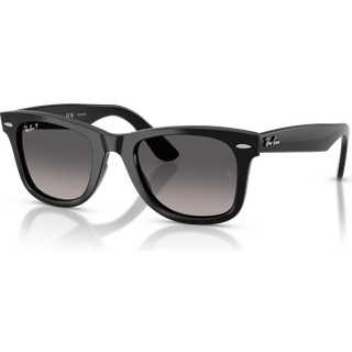 Ray - Ban Unisex RB4340 WAYFARER EASE 601/M3 Solbriller Acetat Sort Grå Firkantet Polariseret Skygge