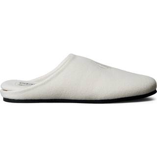 Felt Signature Logo Mule Slippers - Beige - EU 41