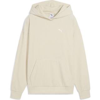 PUMA Essentials Elevated Comfort Velour Rib Hoodie Women, Clothing, Alpine Snow, S