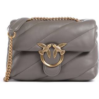 Pinko Love Puff Mini Skuldertaske taupe