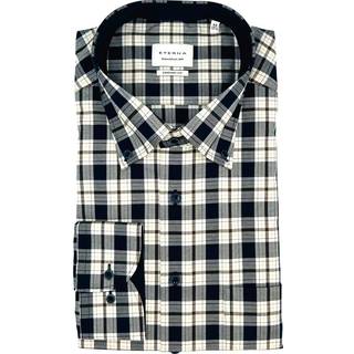 COMFORT FIT Shirt in navy checkered
